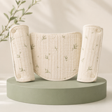 Baby Carrier Drool Pad Set — 3 Piece — studio product view