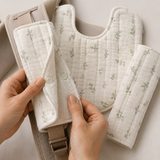 Baby Carrier Drool Pad Set — 3 Piece — feature detail view
