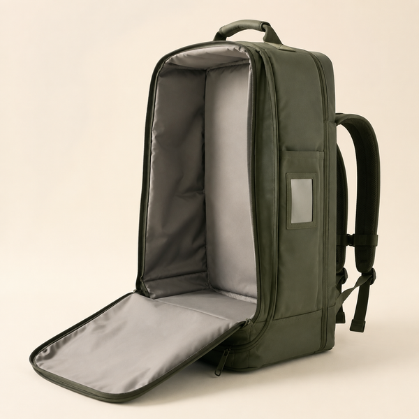 Padded Car Seat Gate-Check Travel Bag — studio product view