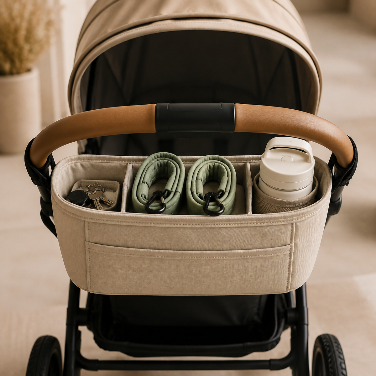 Stroller Wrist Safety Straps — 2 Pack — storage or care view