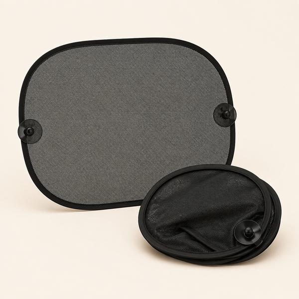 Baby Car Window Sun Shades — 2 Pack — studio product view