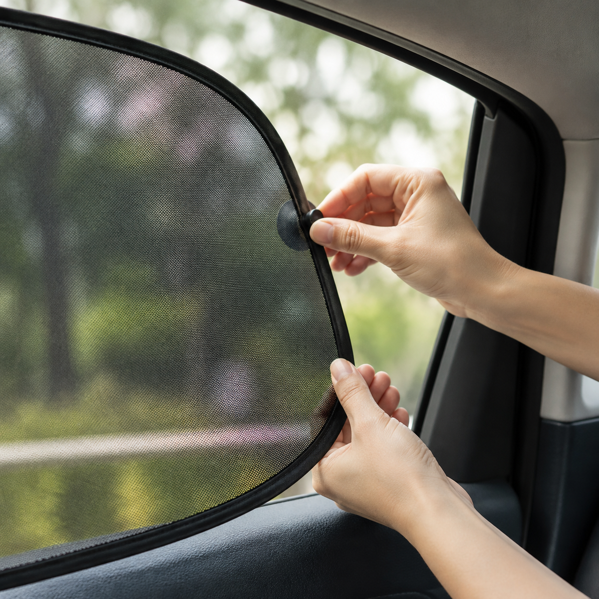 Baby Car Window Sun Shades — 2 Pack — feature detail view