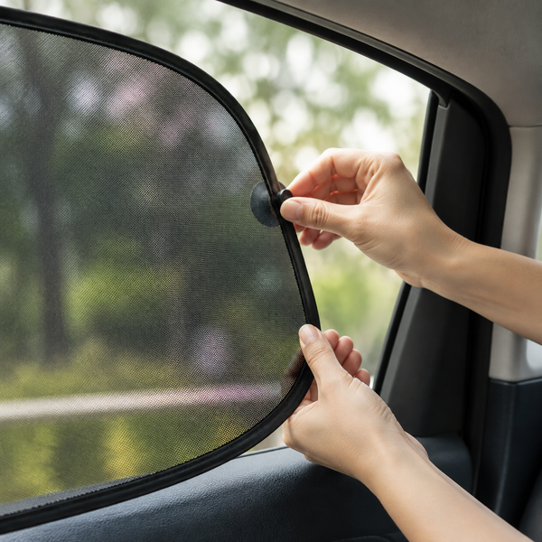 Baby Car Window Sun Shades — 2 Pack — feature detail view
