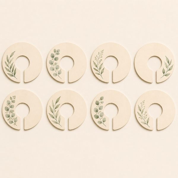 Baby Closet Size Dividers — 8 Pack — studio product view