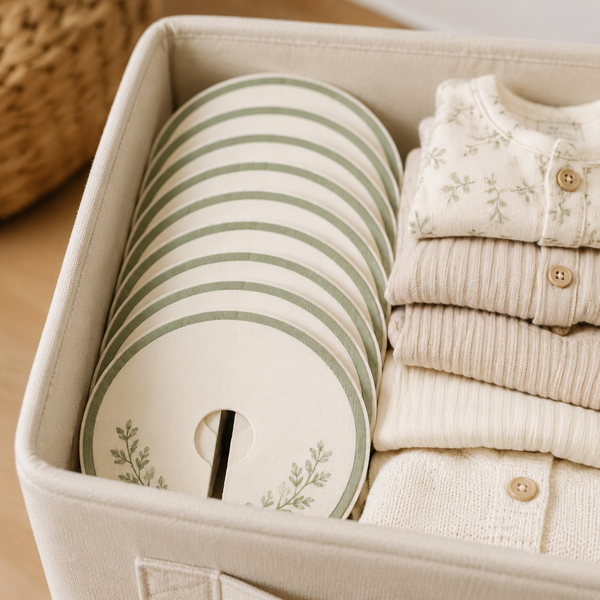 Baby Closet Size Dividers — 8 Pack — storage or care view