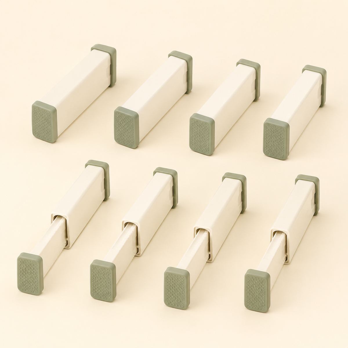 Adjustable Nursery Drawer Dividers — 8 Pack — studio product view