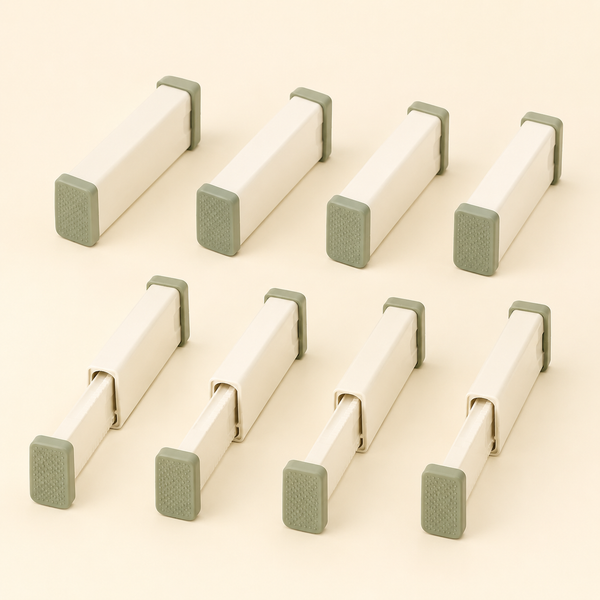 Adjustable Nursery Drawer Dividers — 8 Pack — studio product view