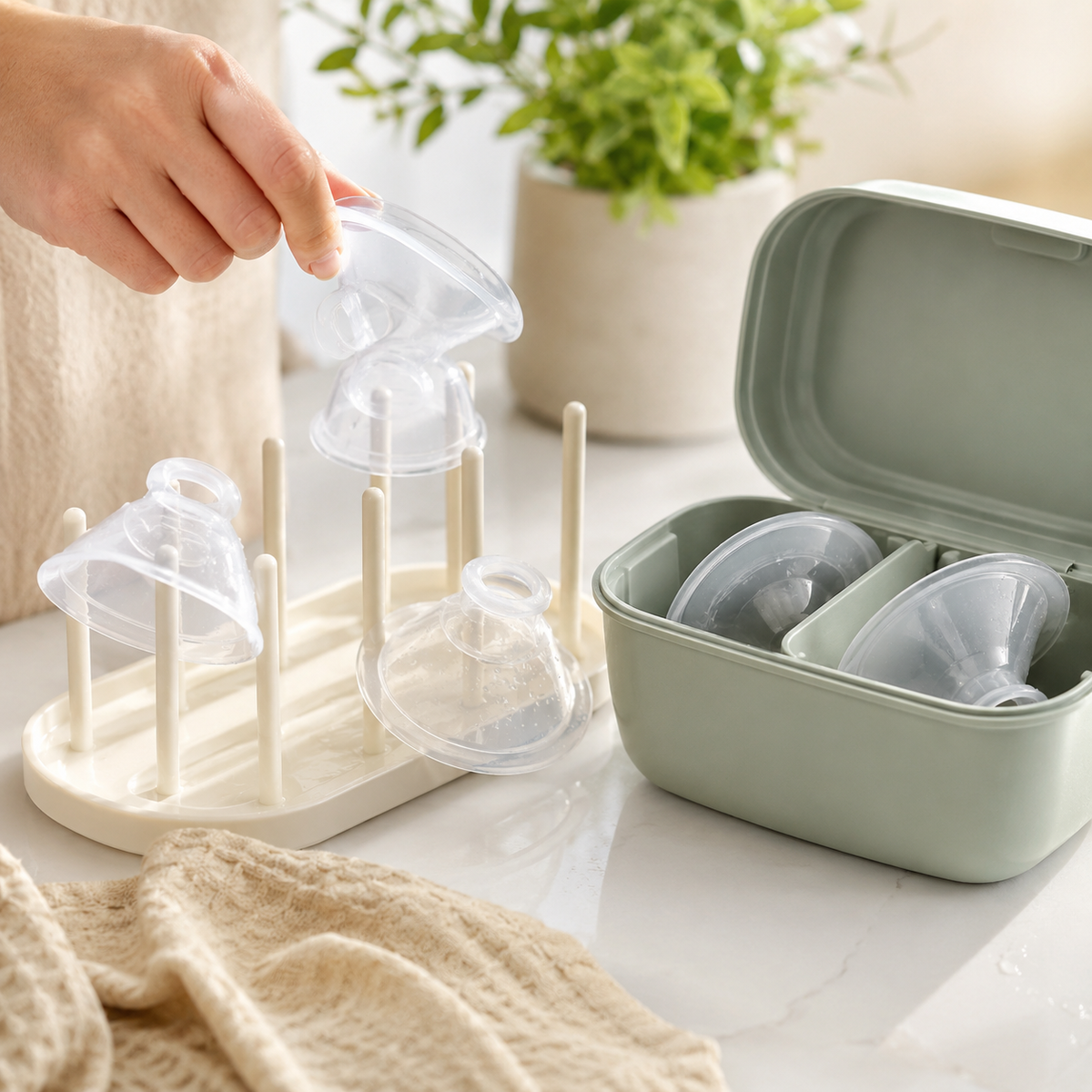 Breast Pump Flange Insert Sizing Set — storage or care view