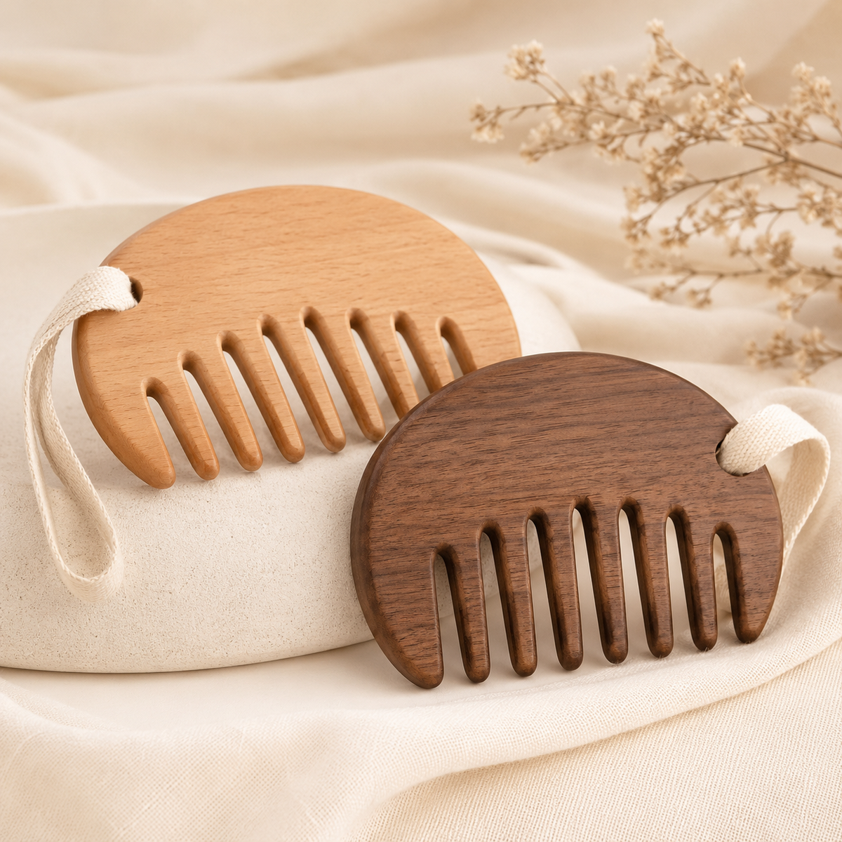 Wooden Labor Comfort Comb Set — 2 Pack — studio product view