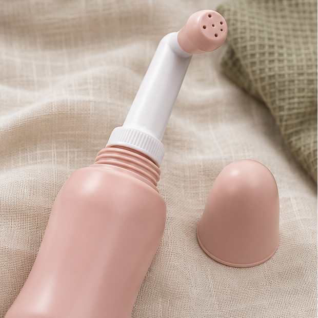 Angled Postpartum Peri Rinse Bottle — detail view