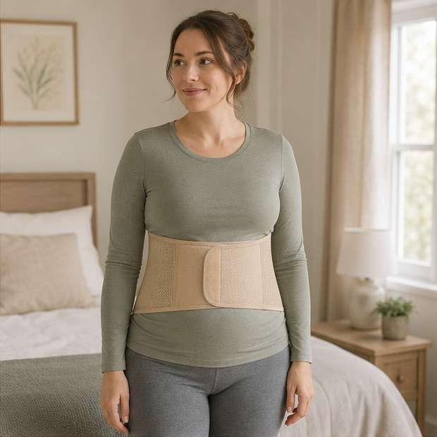 Adjustable Postpartum Support Wrap — lifestyle view