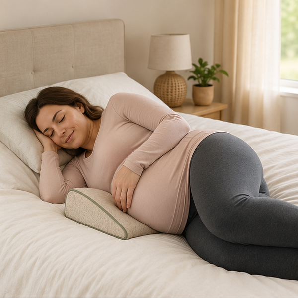 Pregnancy Wedge Support Pillow — lifestyle view