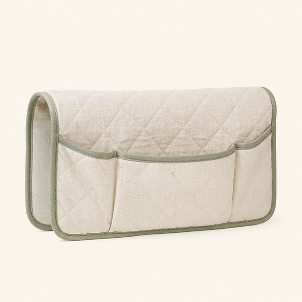 Nursery Rocking Chair Armrest Organizer — studio view