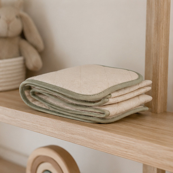 Nursery Rocking Chair Armrest Organizer — storage and care view