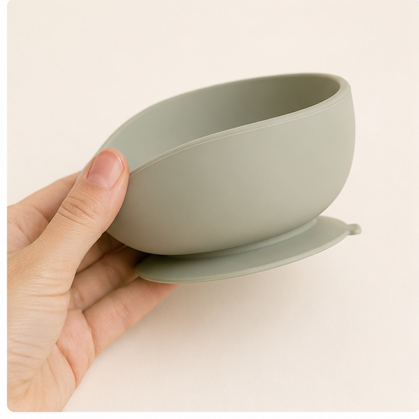 Silicone Suction Toddler Bowls — 3 Pack — detail view