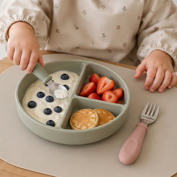 Toddler Training Utensil Set — 6 Piece — lifestyle view