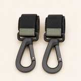 Universal Stroller Hook Clips — 2 Pack — studio view