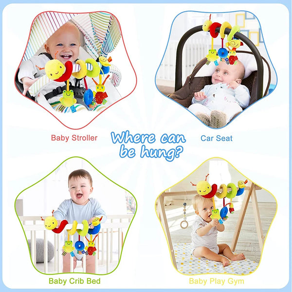 Spiral baby activity toy product view